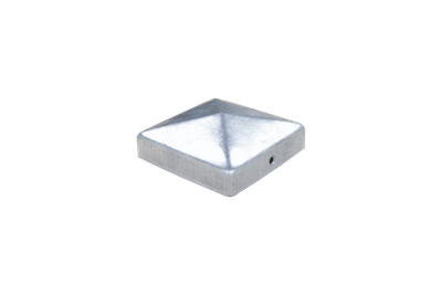 Chapeau de poteau galvanisé 9 x 9 cm Chapeau de poteau galvanisé 9 x 9 cm