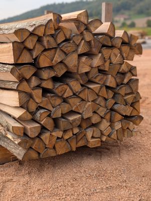 Piquets Châtaignier Non Ecorcé