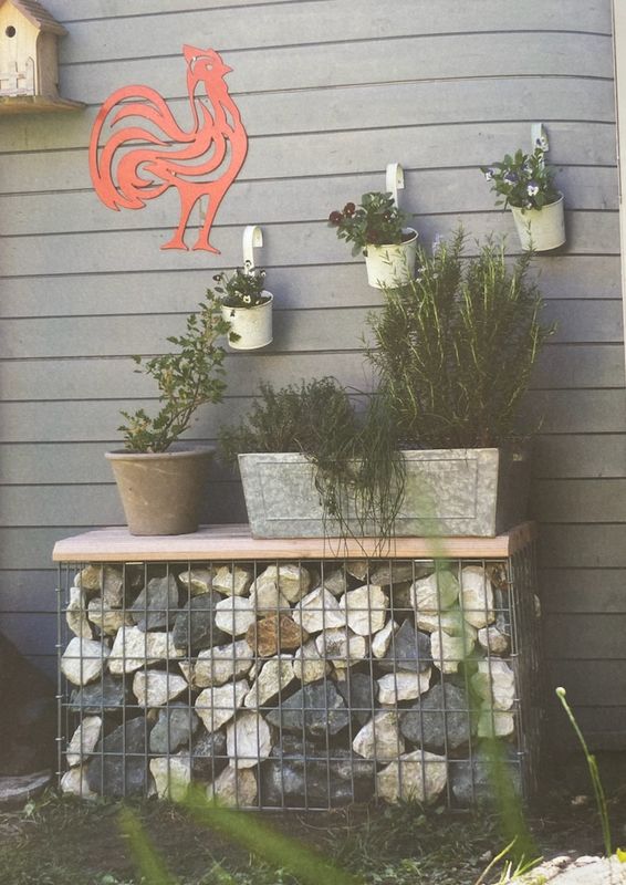 Jardinière Gabion à partir de