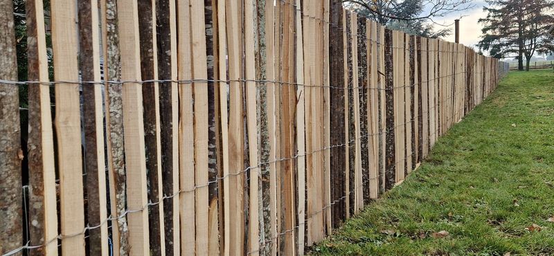 GANIVELLE SCIEE NON ECORCE CHATAIGNIER à partir de