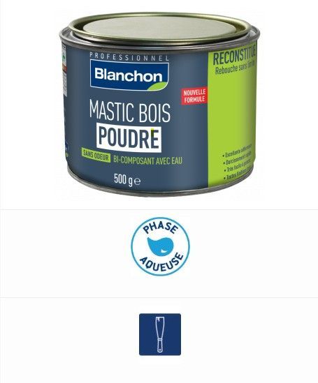 MASTIQUE BOIS POUDRE BLANCHON