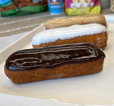 YEAST LONG JOHNS for Friday PICKUP paid pre-ordering, Icing: Chocolate