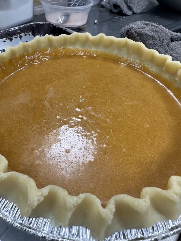 GFDF Take &amp; Bake 9&quot; Pumpkin Pie FOR PICK UP