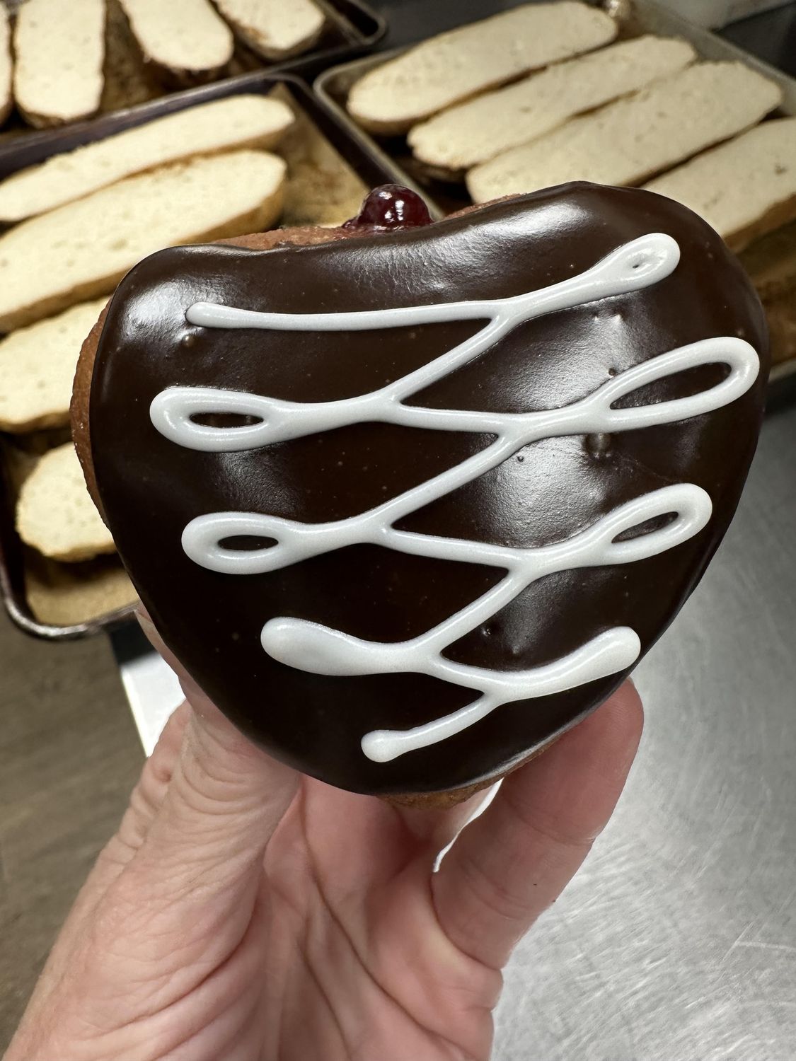 GFDF Chocolate Strawberry Yeast Donut FOR FRIDAY PICK UP