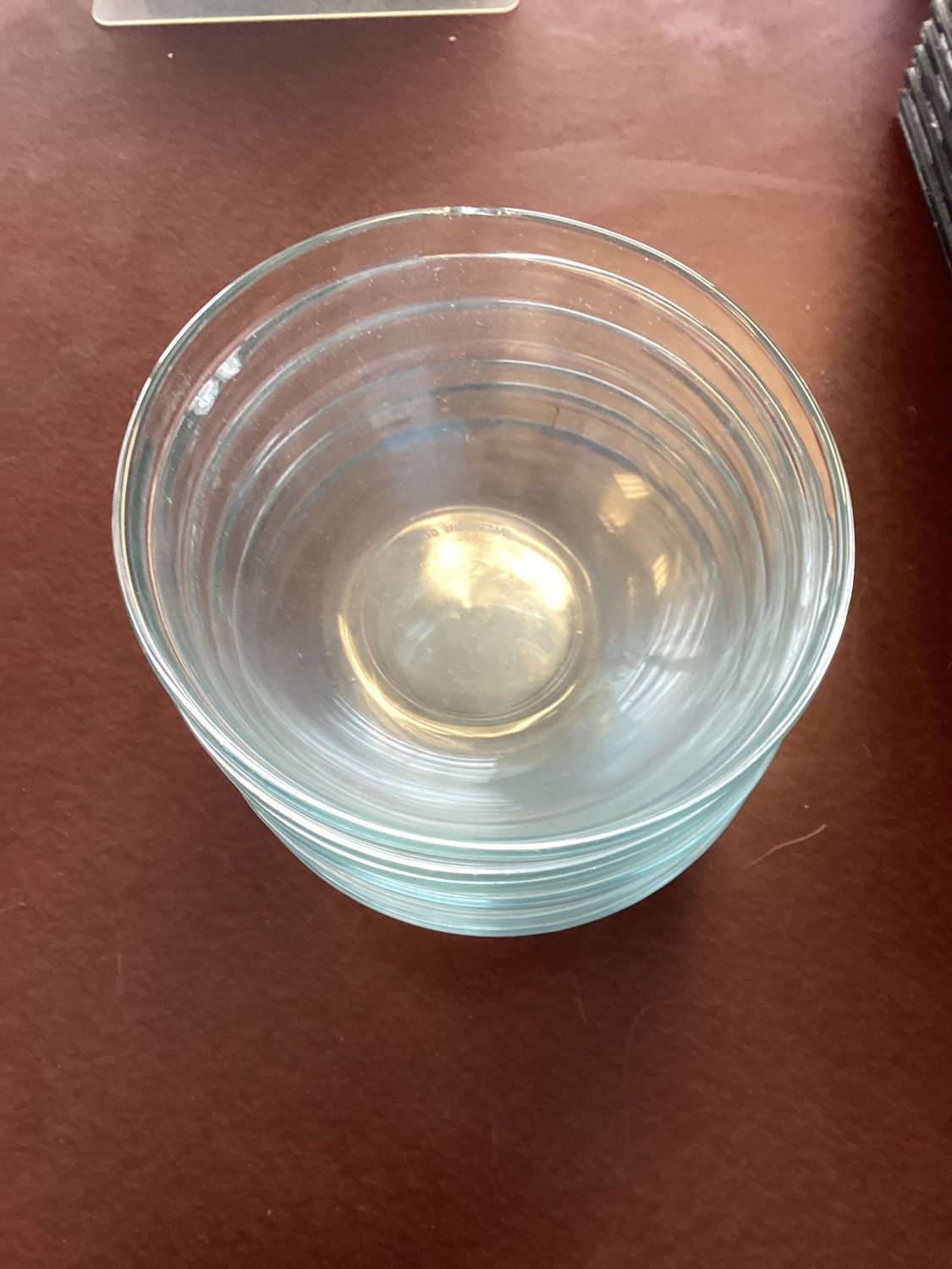 Glass bowl