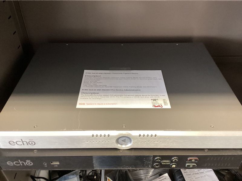 Echo 360 Classroom Capture Device