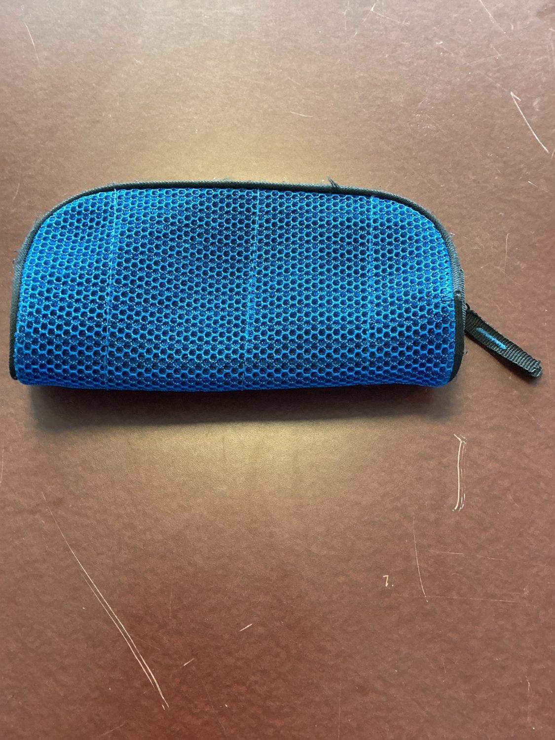 Mesh Blue Pencil Case