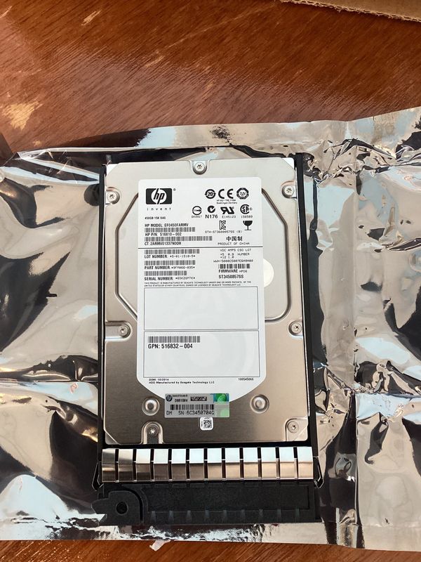 450GB 15K SAS 3.5 DP HARD DRIVE (new)