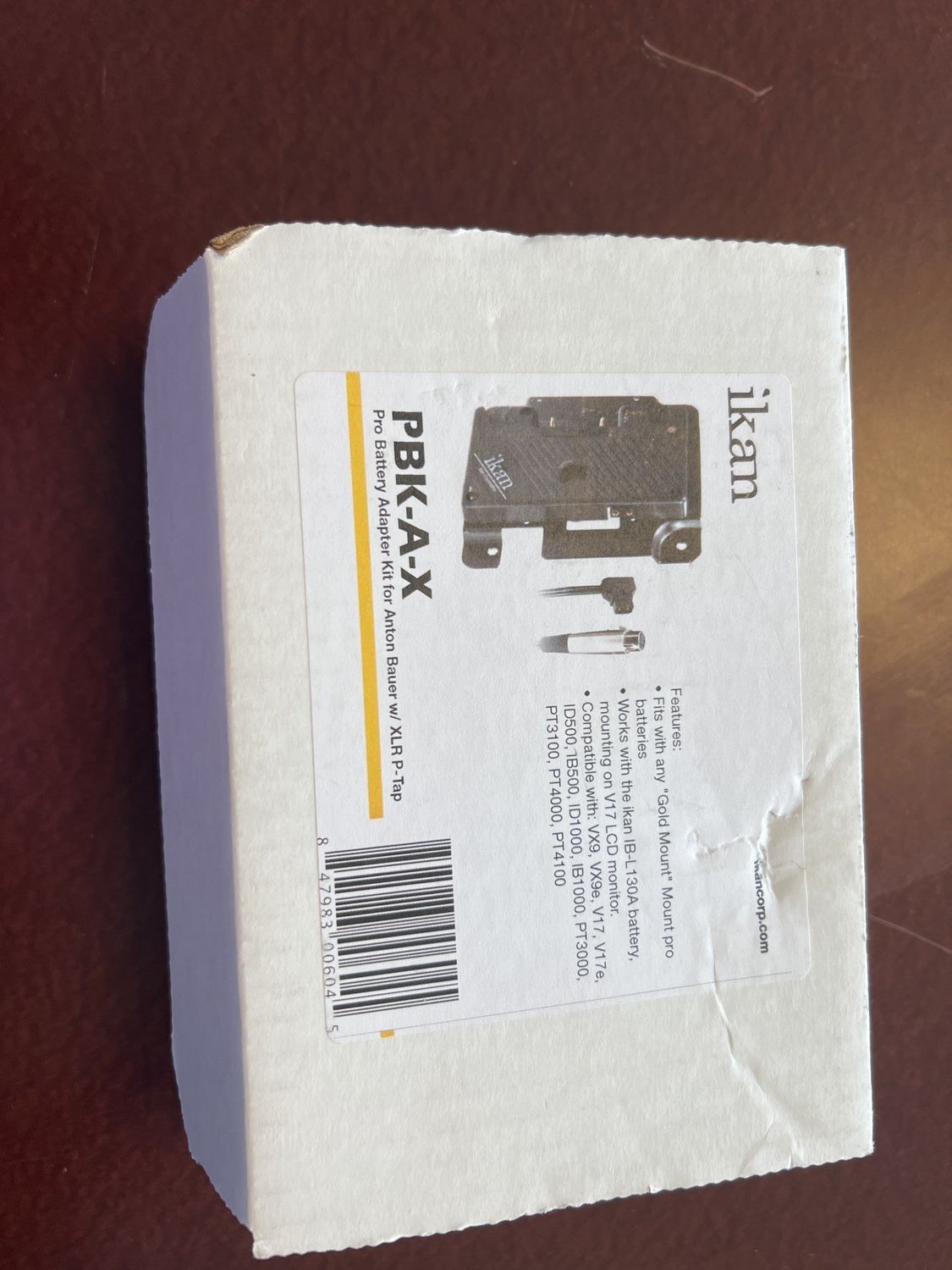 Ikan Battery Adapter Kit for Anton Bauer