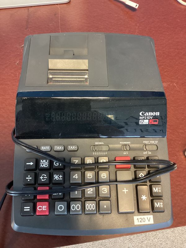 Canon MP21DV accounting calculator
