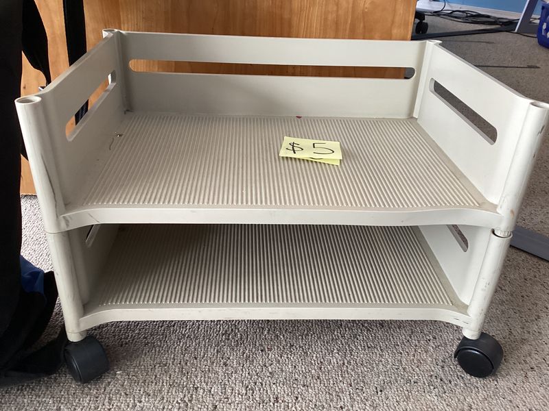 Plastic rolling cart