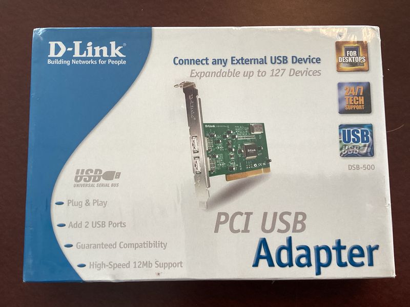 D-link PCI USB Adapter