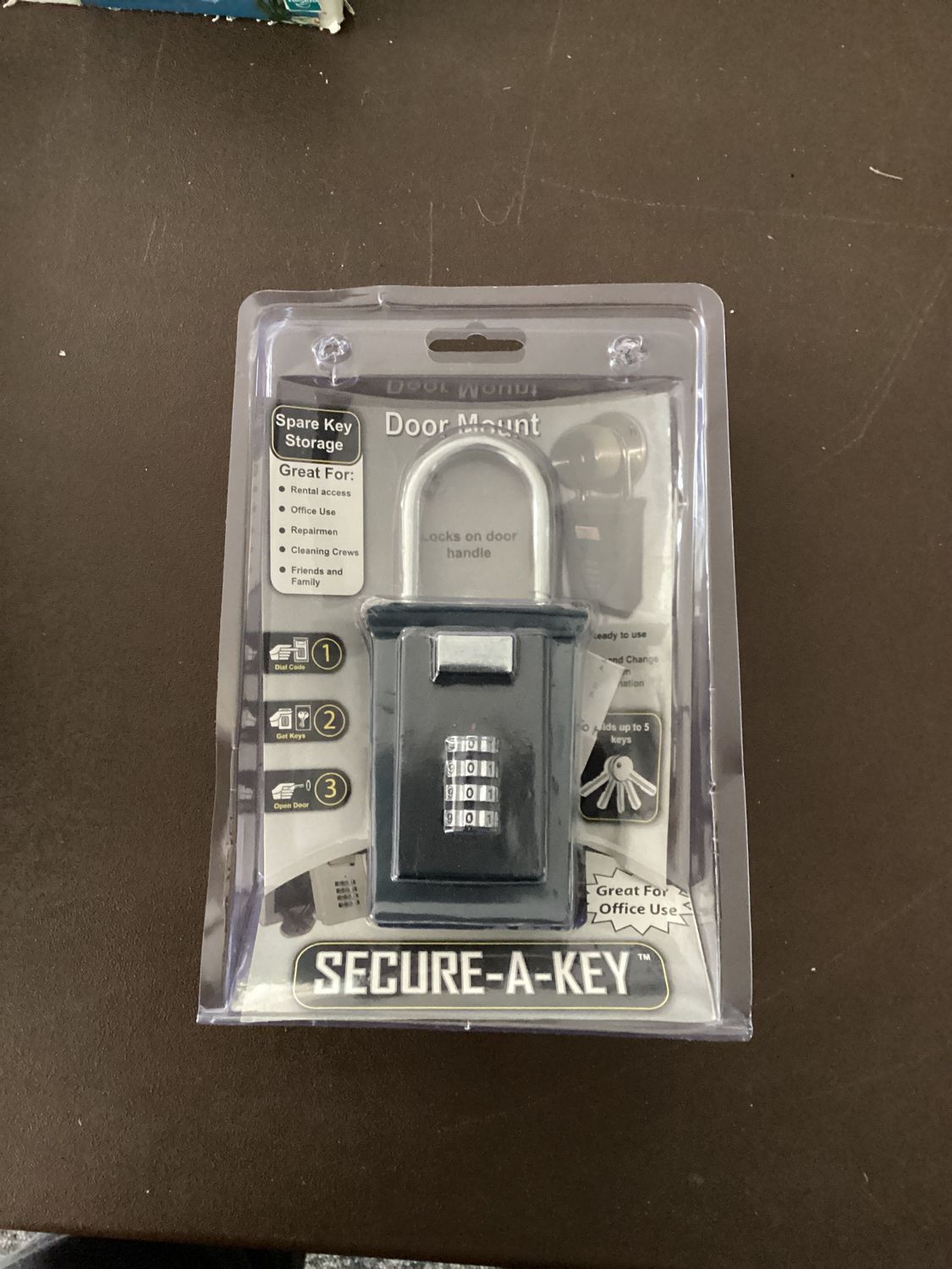 Secure-a-Key key storage lock