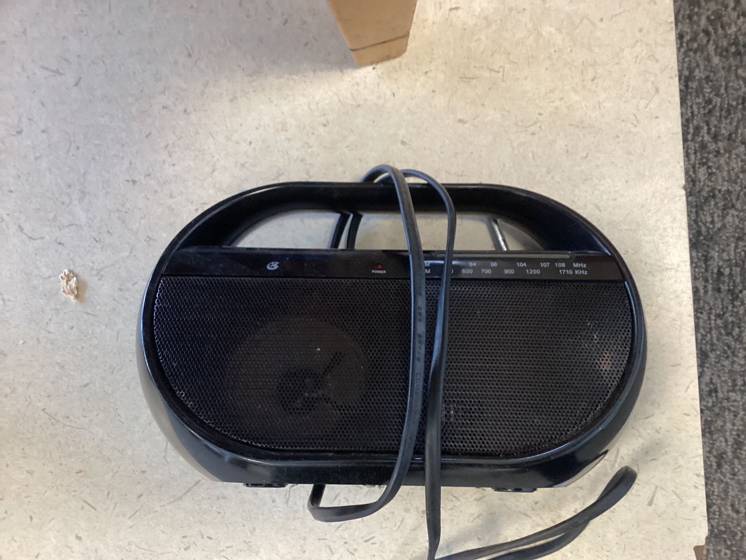 Intertek portable radio