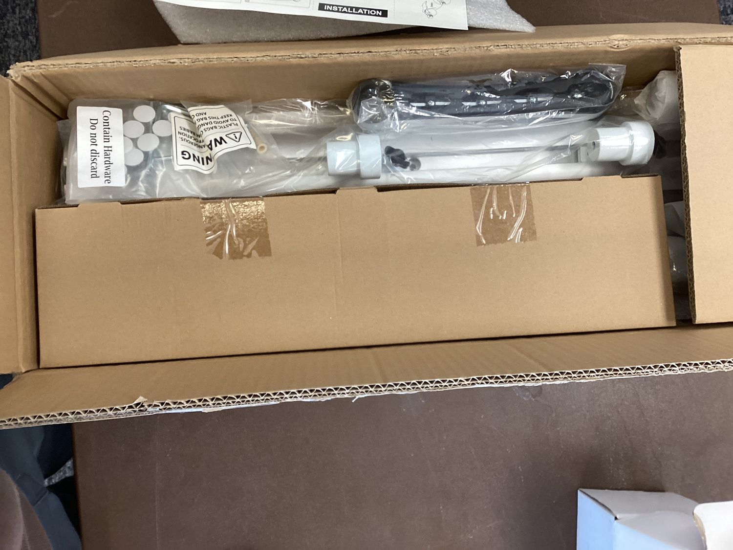 Plasma/LCD TV stand (new w/ instructions)
