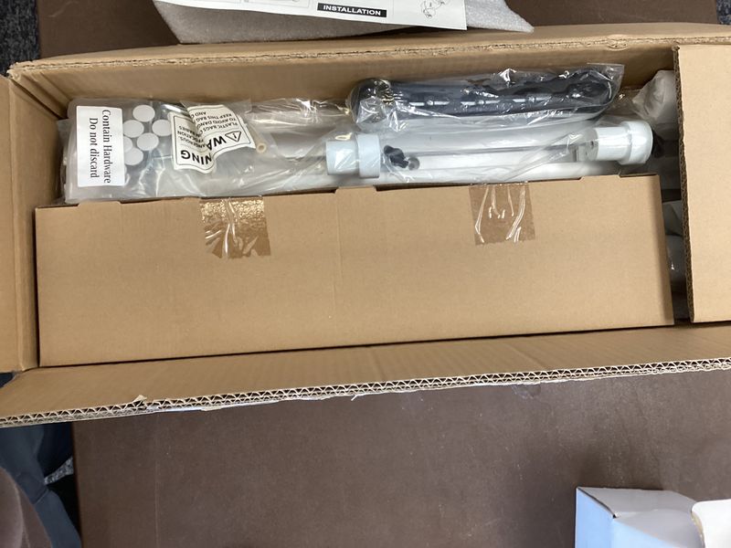 Plasma/LCD TV stand (new w/ instructions)