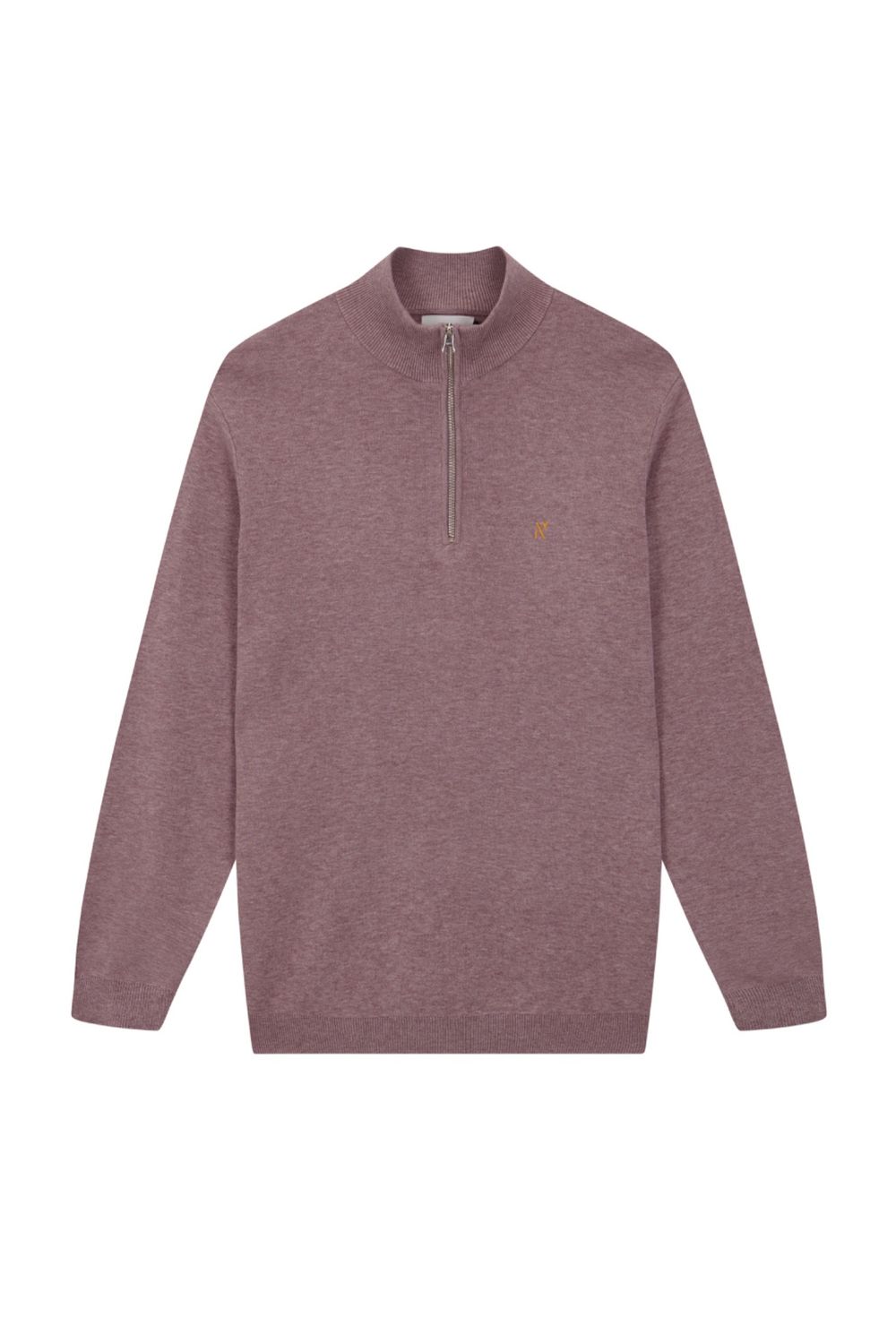 Quarter zip sweater, Color: elderberry, Size: S