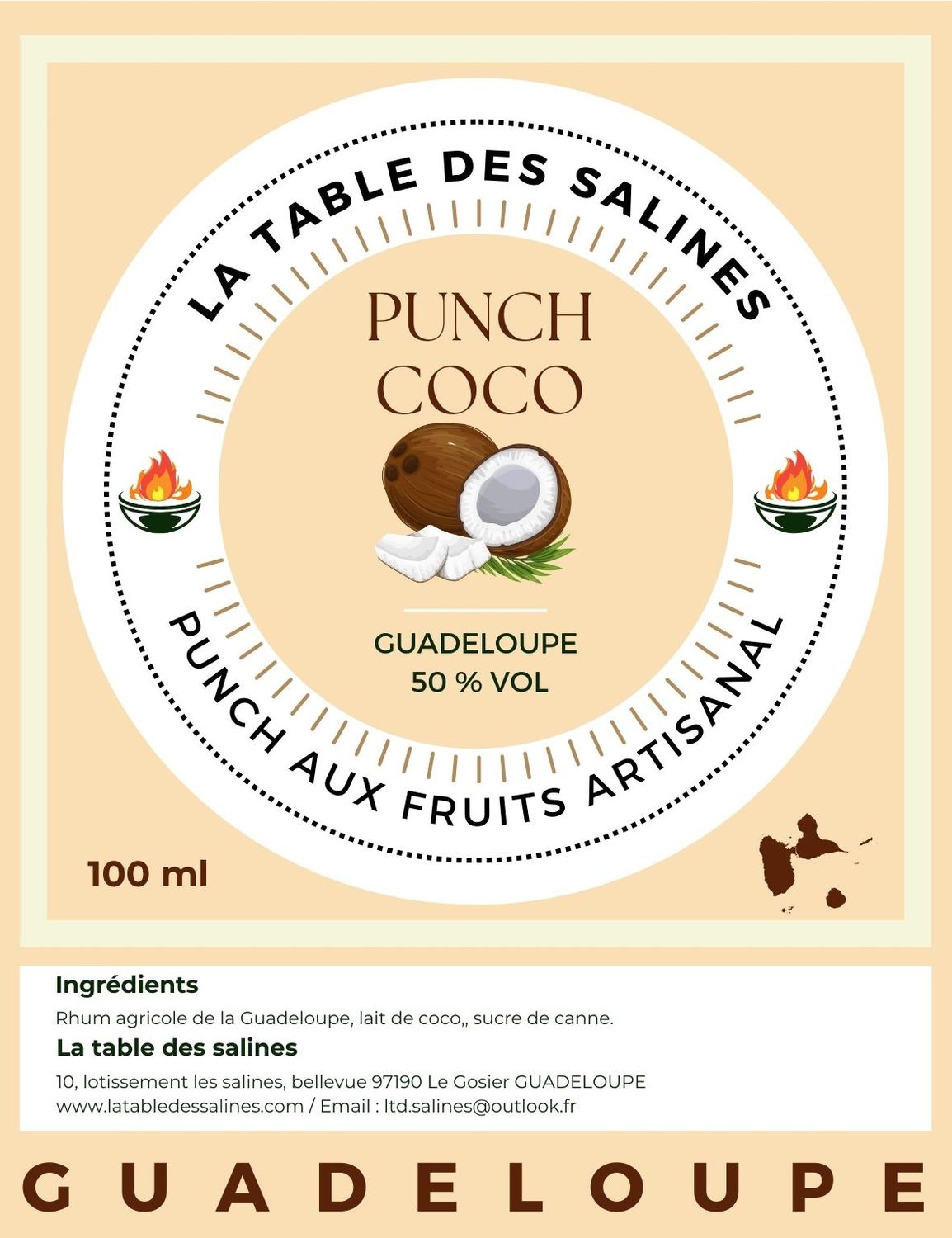 PUNCH AU LAIT DE COCO