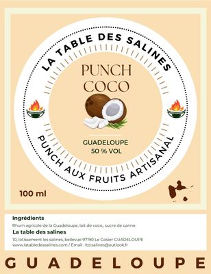 PUNCH AU LAIT DE COCO