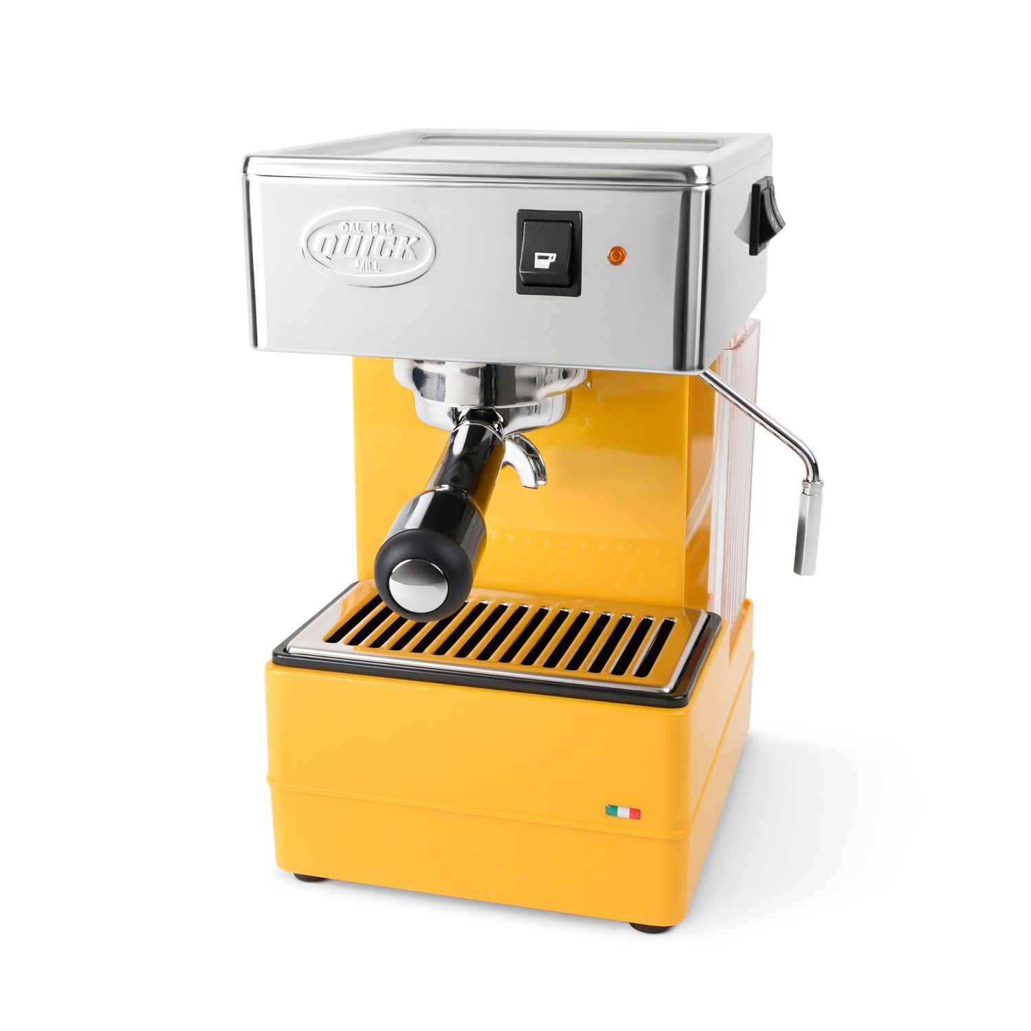 Quick Mill 820 geel espressomachine losse koffie