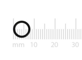 Quick Mill O-ring stoompijp 6mm Lijndikte Ø: 1mm