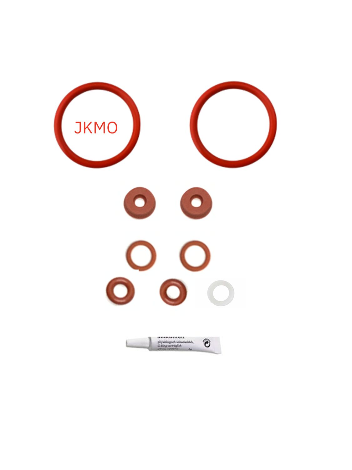 Jura O-ring set compleet met vet Jura O-ring set compleet met vet