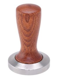 Motta Tamper 58mm RVS met houten handvat