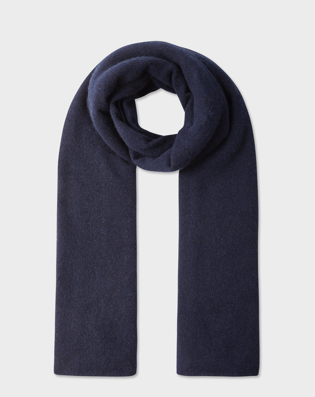 Deep Navy Cashmere Travel Wrap
