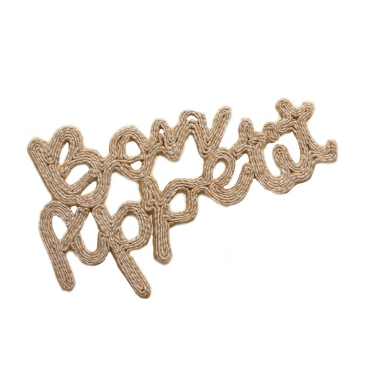 Bon Appetit Big Jute Placemat- Natural