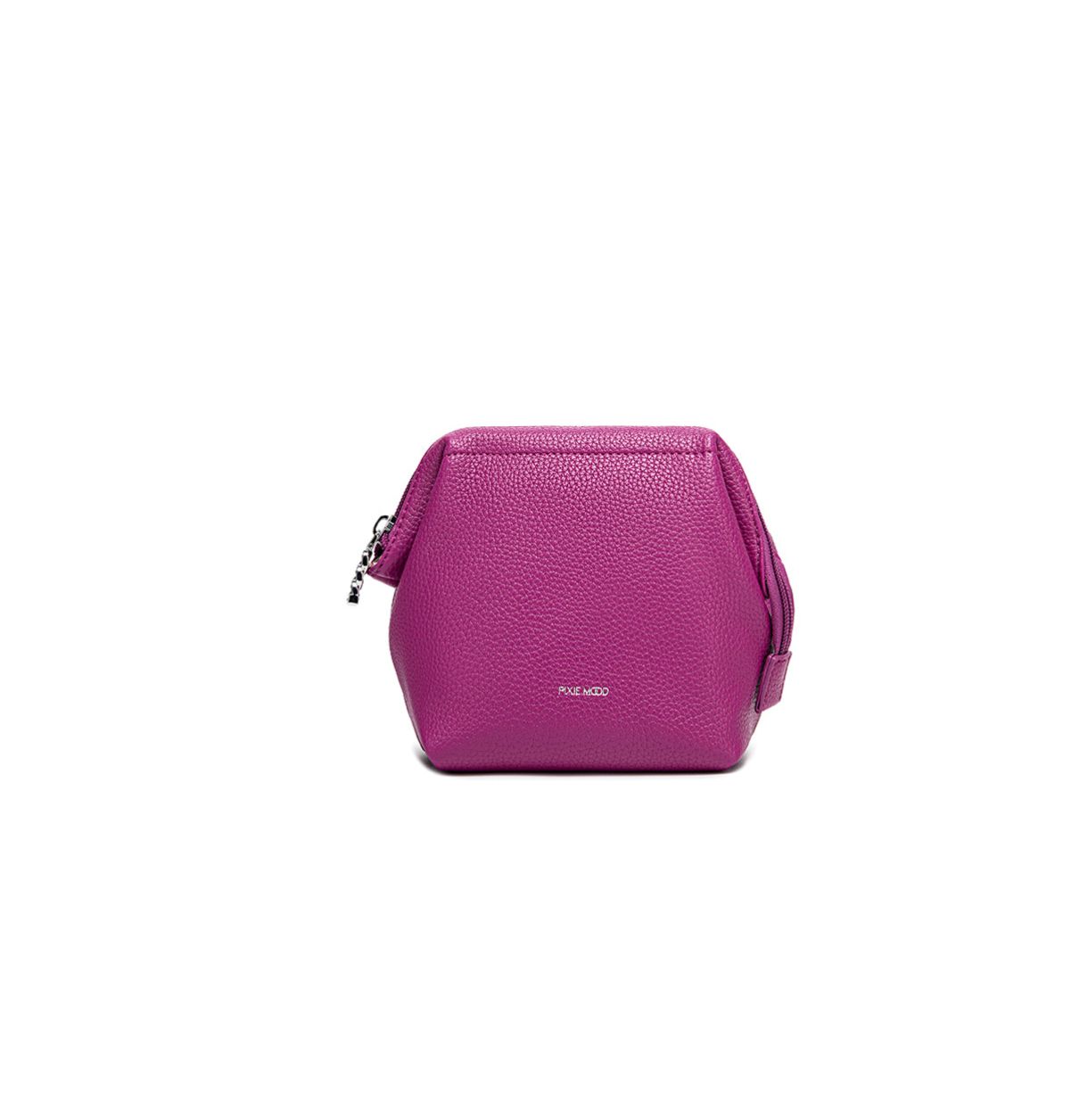 Josie Travel Pouch- Pink Pebbled