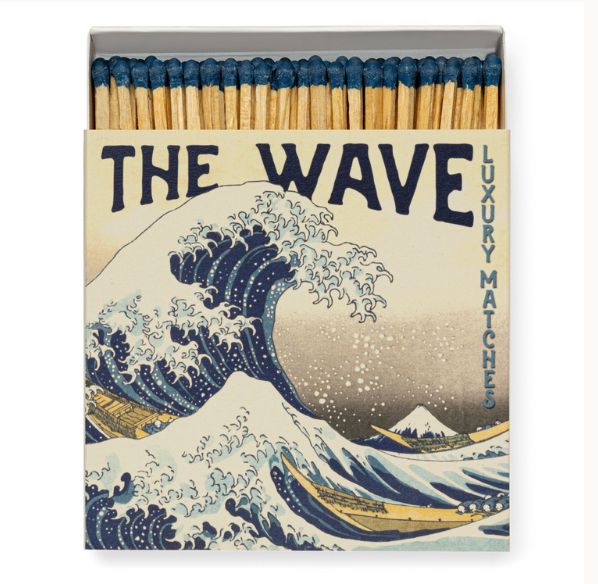 Luxury Safety Matches- Hokusai Wave