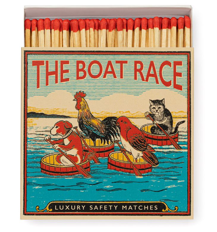 Luxury Safety Matches- The Boat Race