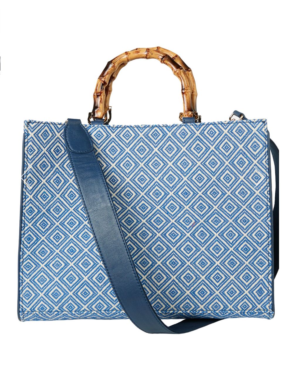 The Havana Textile Tote · Blue