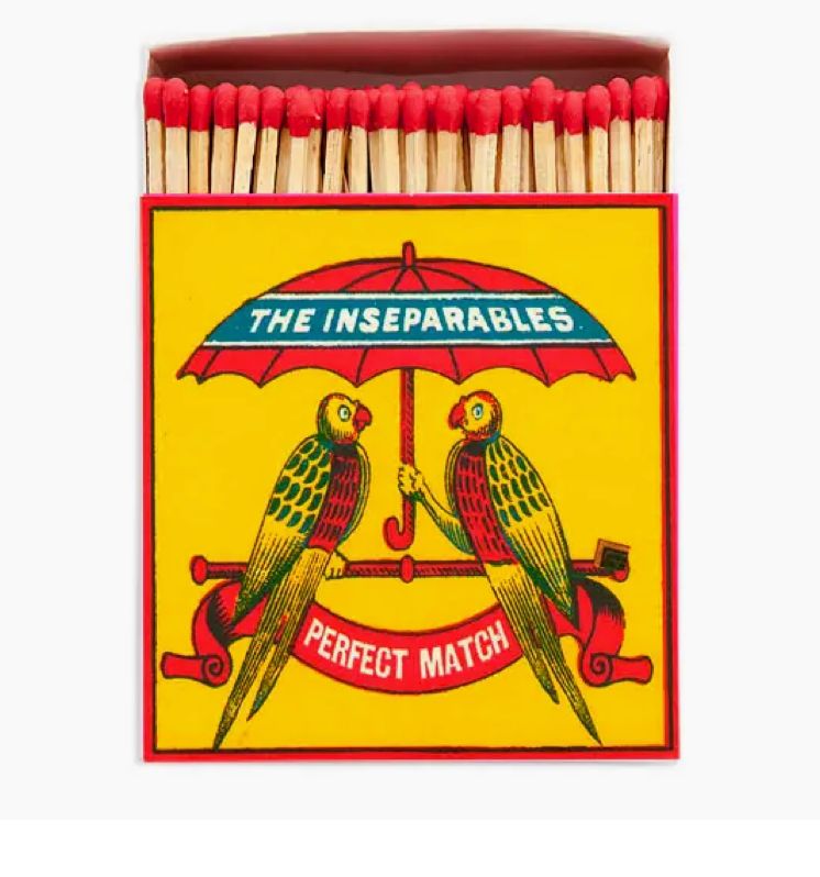 Luxury Safety Matches- Perfect Match Parrots