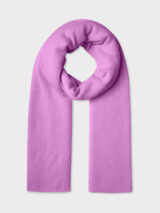 Neon Mauve Cashmere Travel Wrap