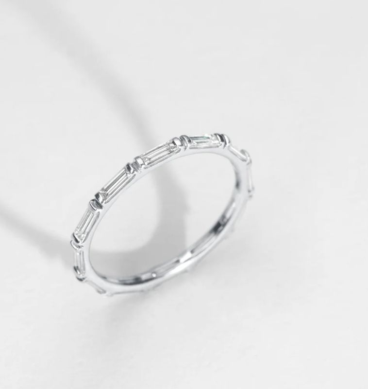 14KW Solstice Eternity Band- Size 6 1/2
