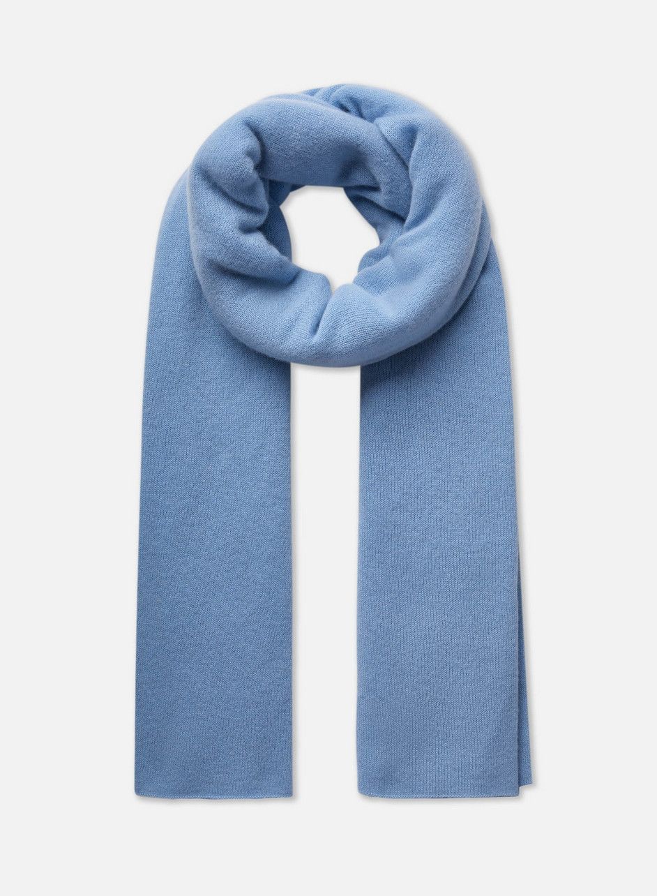 Soft Blue Cashmere Travel Wrap