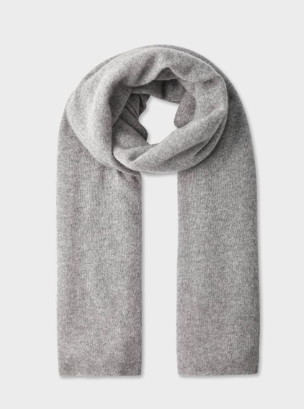 Grey Heather Cashmere Travel Wrap