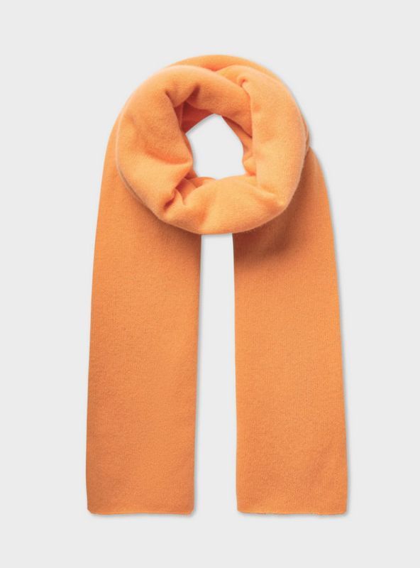 Bright Tangerine Cashmere Travel Wrap
