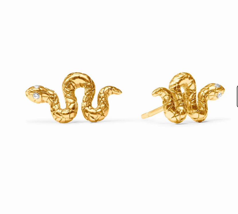 Gold Snake Stud