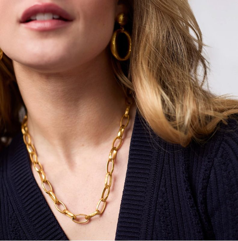 Solara Link Gold Necklace