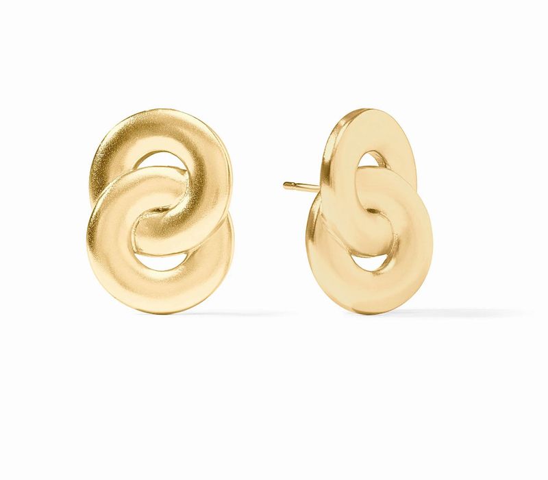 Infinity Gold Earring