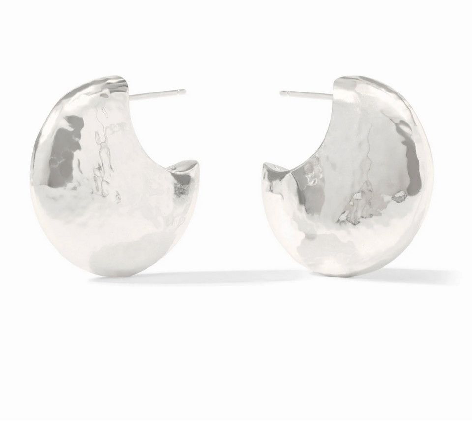 Solara Hoop Silver Medium