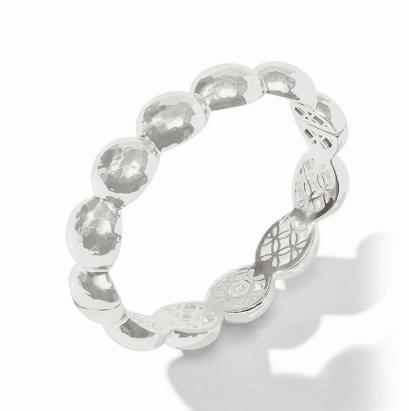Solara Nova Hinge Bangle Silver