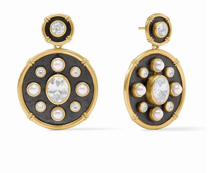Tribeca Statement Mixed Metal Earring