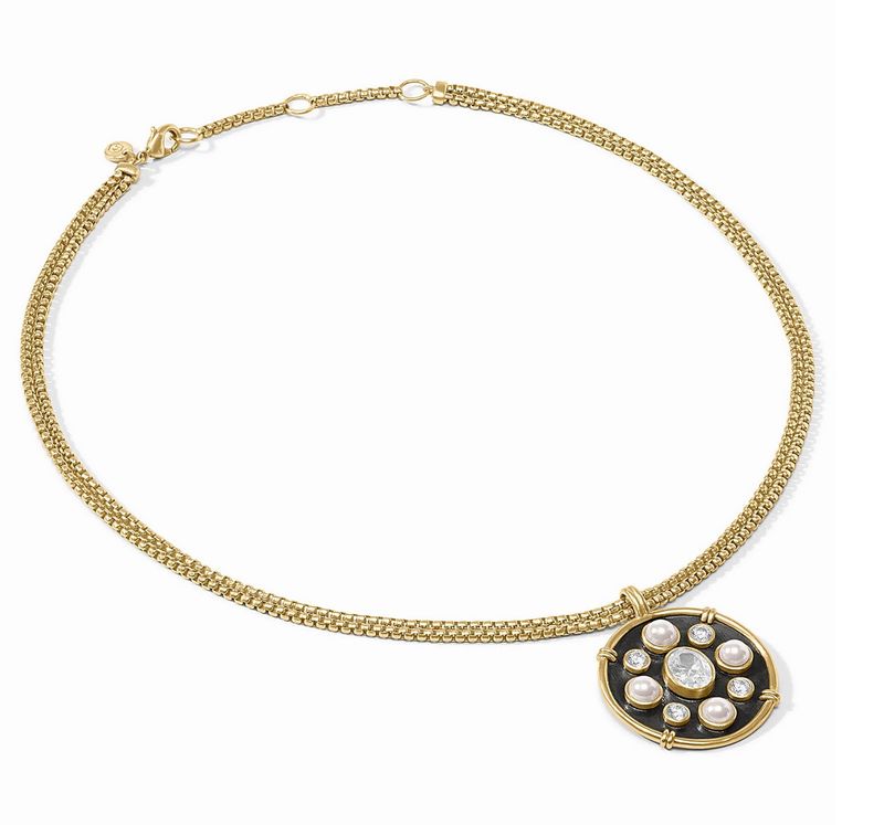 Tribeca Mixed Metal Statement Necklace