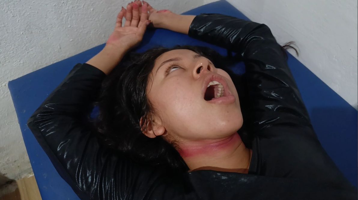 Evil Agent Humiliated and Strangled
