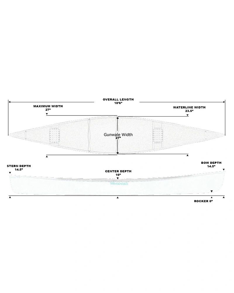 Wenonah Wee Lassie, Size: 10&#39; 6&quot;, Material: Aramid Ultra-Light