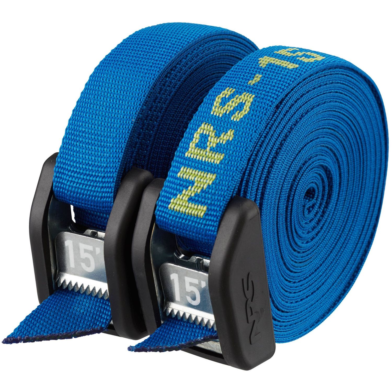 NRS Buckle Bumper Straps, Size: 15&#39; Pair, Color: Iconic Blue