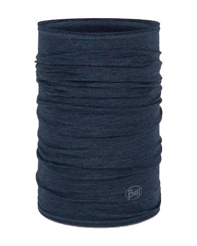 Buff Merino Wool Lightweight Neckwear, Color: Night Blue
